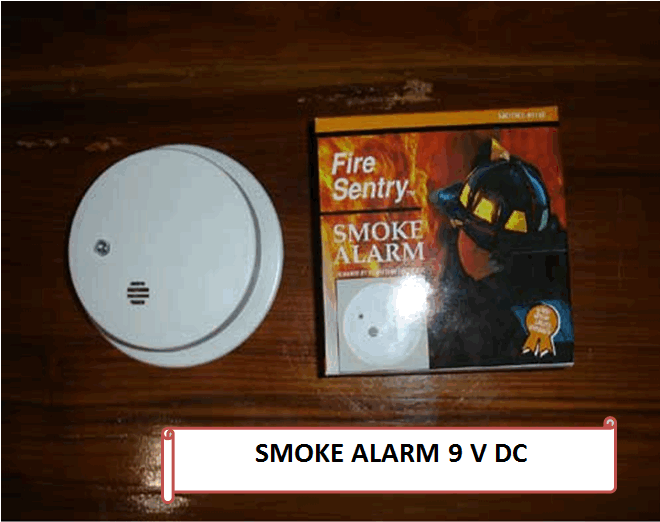 SMOKE ALARM 9 V ( 032) 